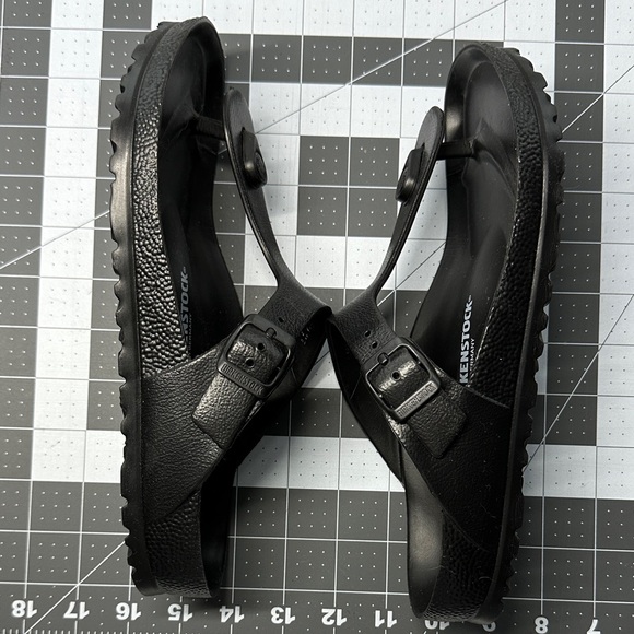 NWOT! Birkenstock Classic Black Gizeh Thong Sandals - Picture 5 of 8